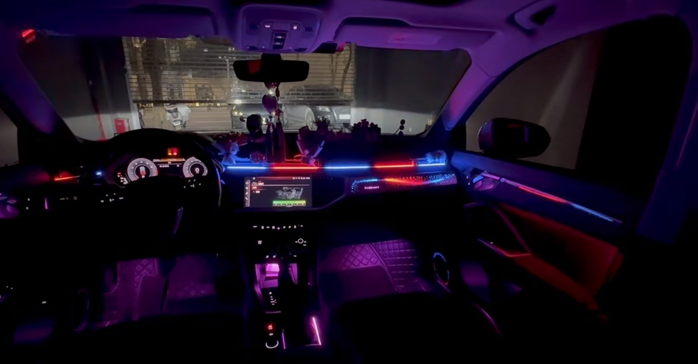 Audi Q3 starlight ambient lighting